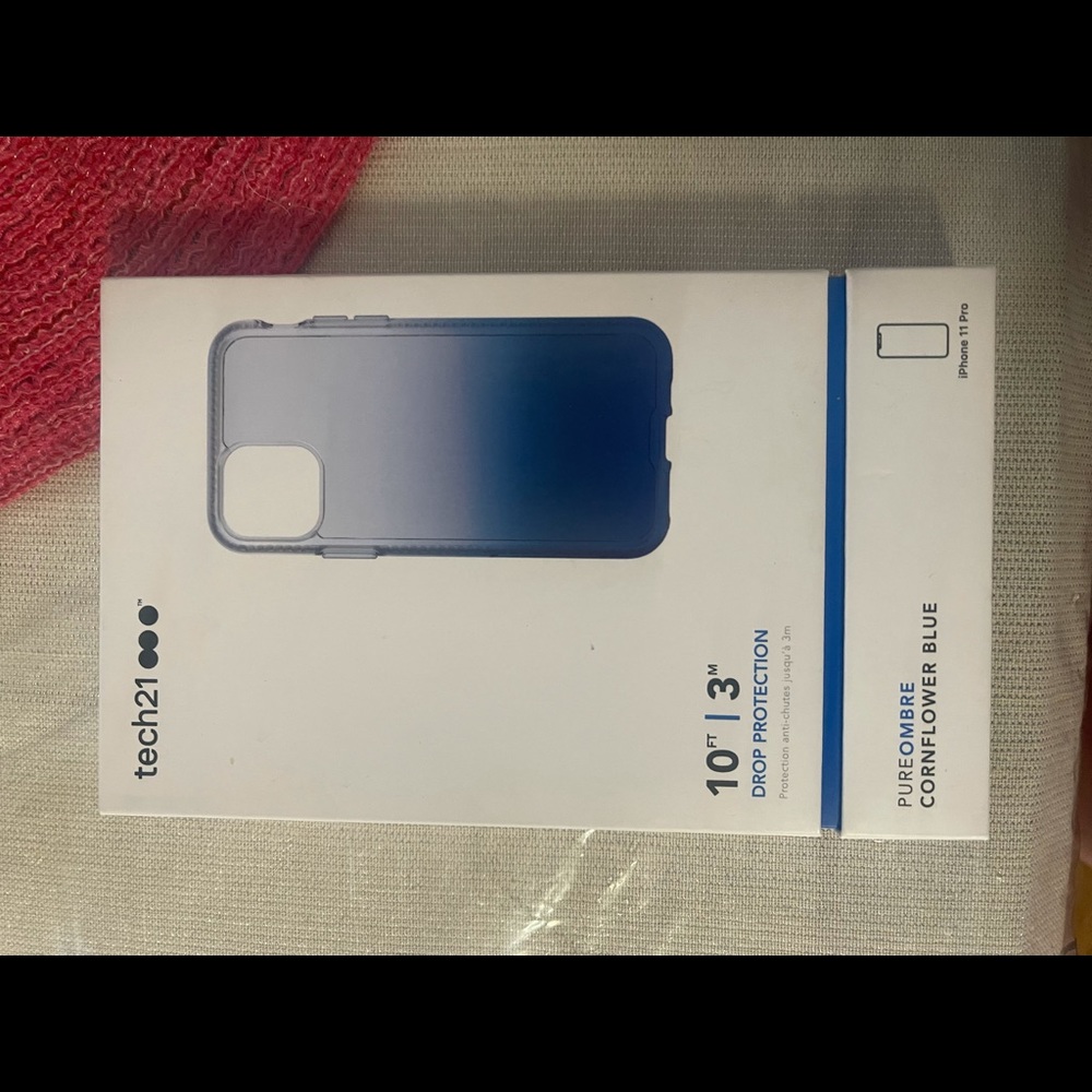 Tech 21 IPhone 11 Pro cornflower blue case